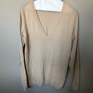 Pink Tartan  cashmere cream sweater